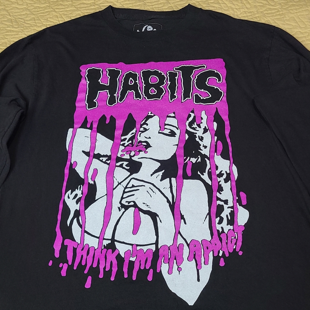 Weeknd Nav Bad Habits XO tour promo long sleeve T shirt size M